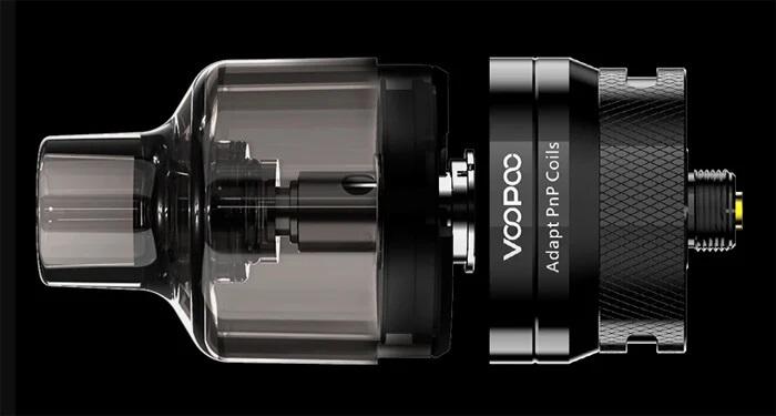 Бак для вейпа на испарителях Voopoo PnP Pod Tank 26 мм 4,5 мл Black (15344) - фото 3