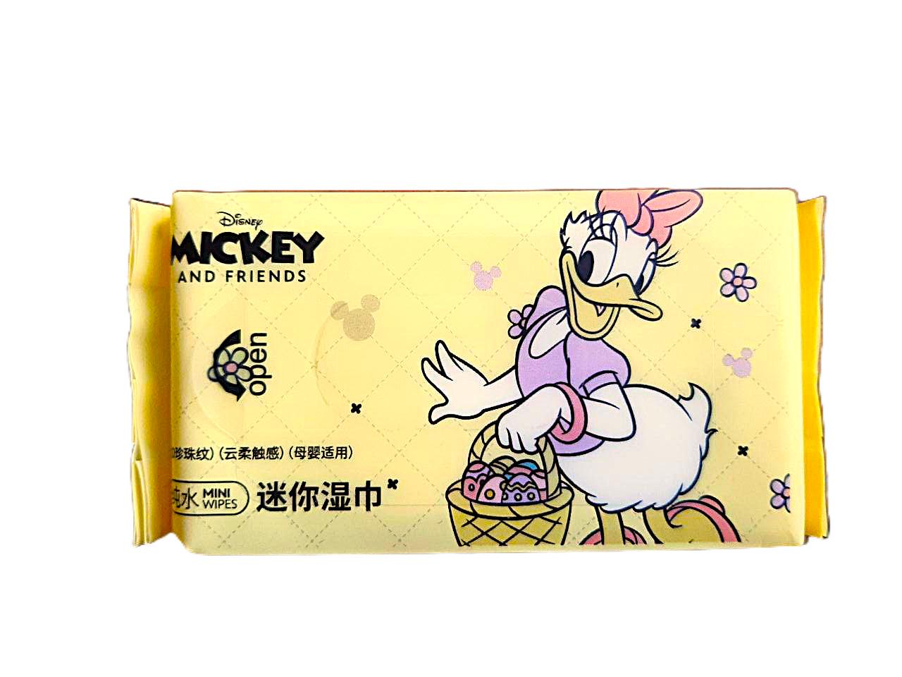 Салфетки влажные мини Дейзи Дак Disney без спирта и запаха 8 шт. (0609)