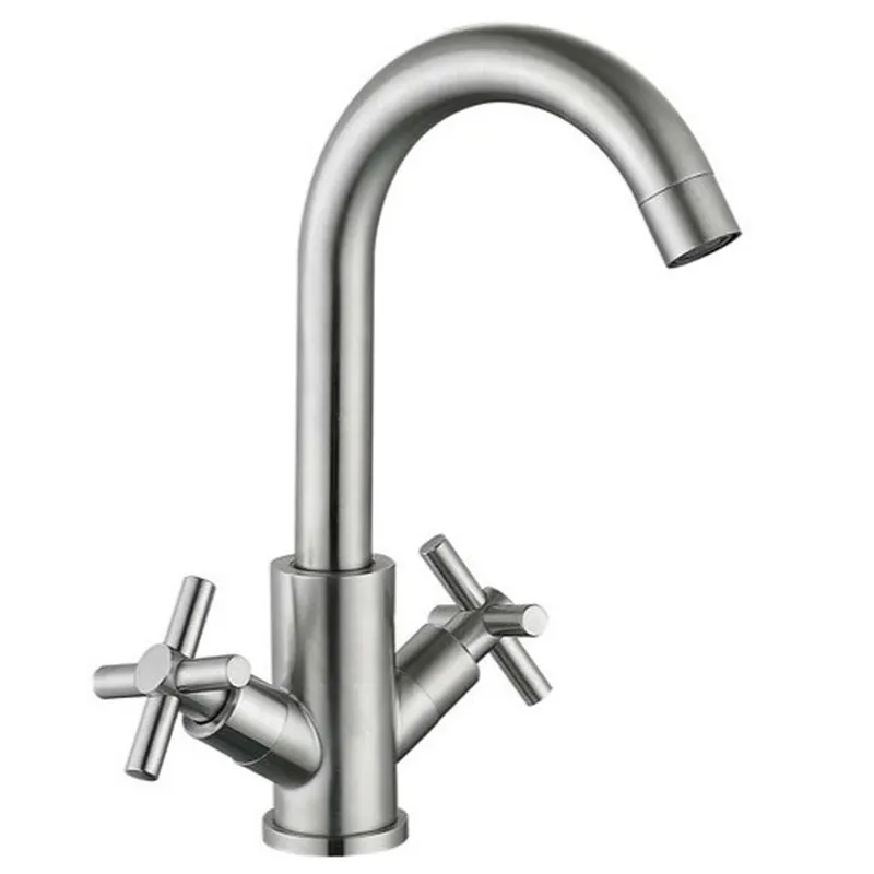 Смеситель для умывальника MIXXUS DVE-001-C из нержавеющей стали (MI6086)