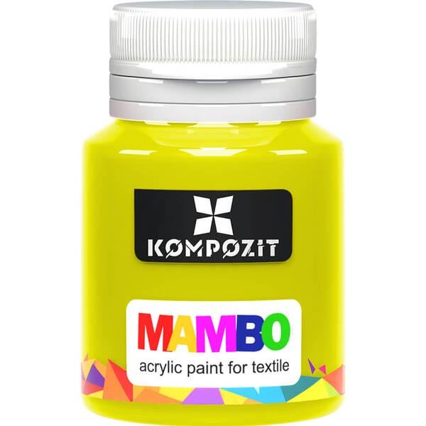 Краска по ткани ART Kompozit Mambo 3 20 мл Желто-лимонный (АК1803) Краска по ткани ART Kompozit Mambo 3 20 мл Желто-лимонный (АК1803)