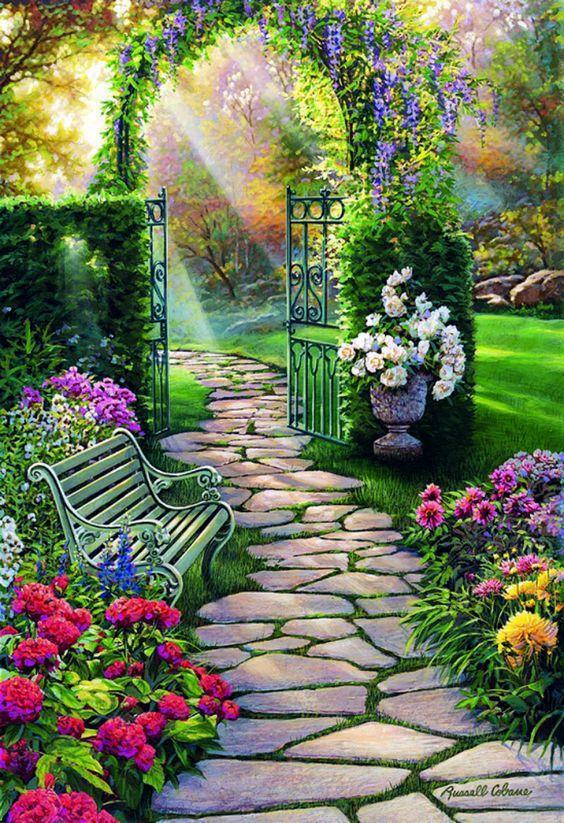 Алмазная мозаика Солнечный день 30x44 см (DM.068)