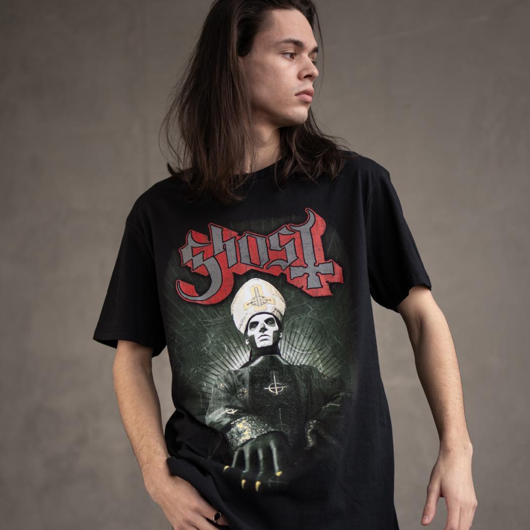 Футболка унисекс Ghost Papa Emeritus Tobias Forge 2XL Черный (00000001228)