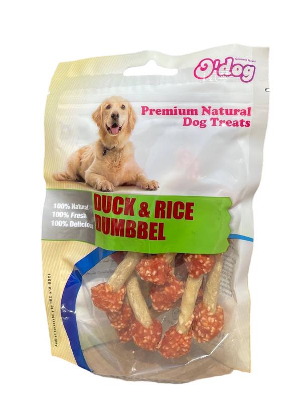 Лакомство для собак O’dog Duck&Rice Dumbbel Duck&Rice Dumbbel 100 г