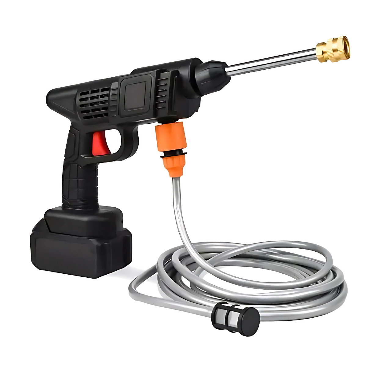 Мийка високого тиску бездротова акумуляторна універсальна Чорний (6254412451) Мийка високого тиску бездротова акумуляторна універсальна Чорний (6254412451)