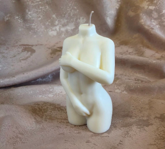 Молд для свічок Жінка, що прикриває тіло 12 см (15420046) - фото 2