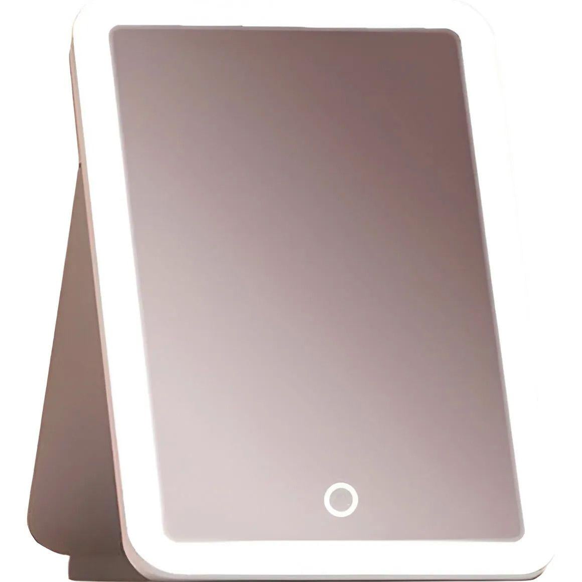 Зеркало для макияжа DOCO 11" Daylight Portable Flat Mirror Pro FM008P Pink