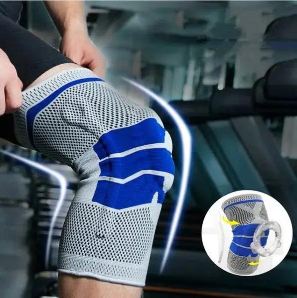 Фіксатор для коліна KNEE SUPPORT XL Сірий (ULT-0361973) - фото 7