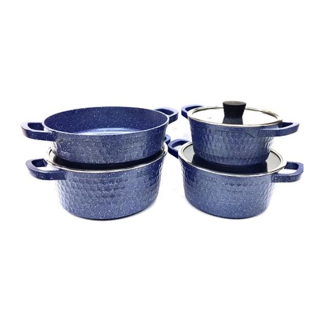 Набор кастрюль BN-347 с мраморным покрытием 7 пр. (9491434)