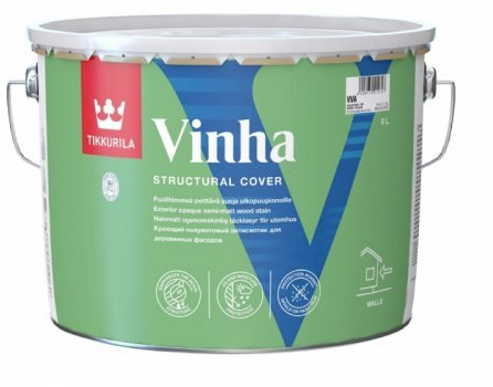 Фарба антисептична для дерев'яних фасадів TIKKURILA Vinha VVA 9 л (1786292881) - фото 1 Фарба антисептична для дерев'яних фасадів TIKKURILA Vinha VVA 9 л (1786292881) - фото 1