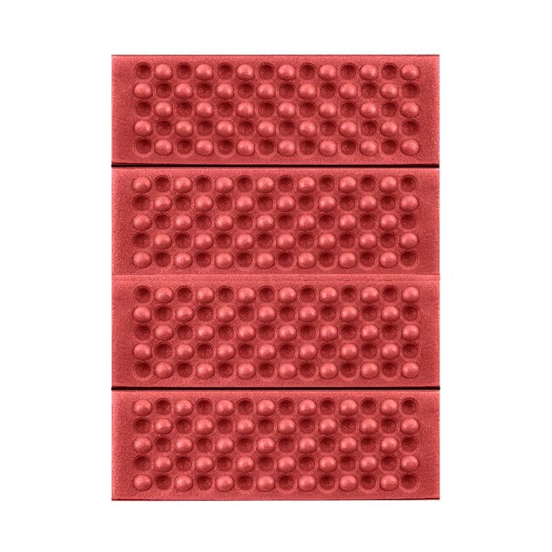 Туристичний складаний килимок сидіння Lesko Shanpeng Red каремат для туризму 38,5x28x1 см