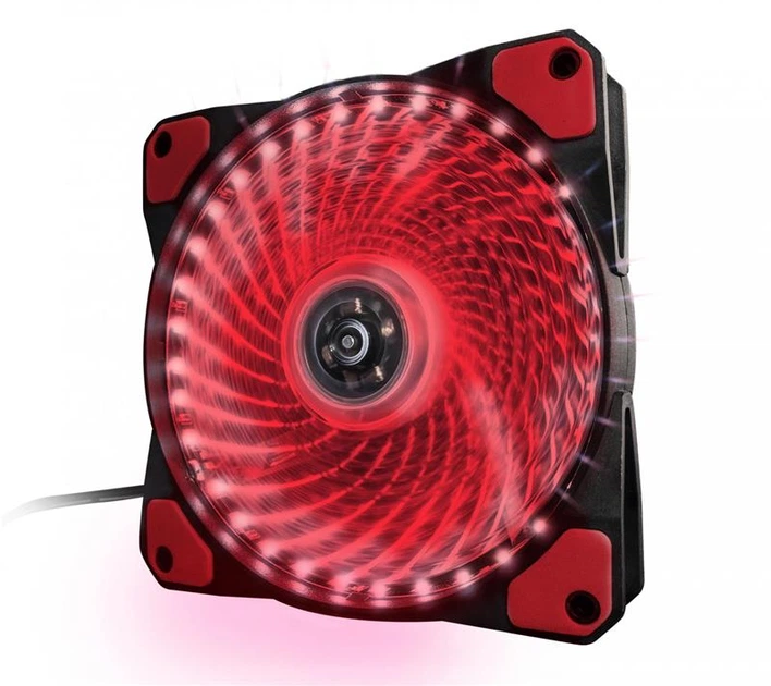 Вентилятор Frime Iris LED Fan 33 LED Red (FLF-HB120R33) Вентилятор Frime Iris LED Fan 33 LED Red (FLF-HB120R33)