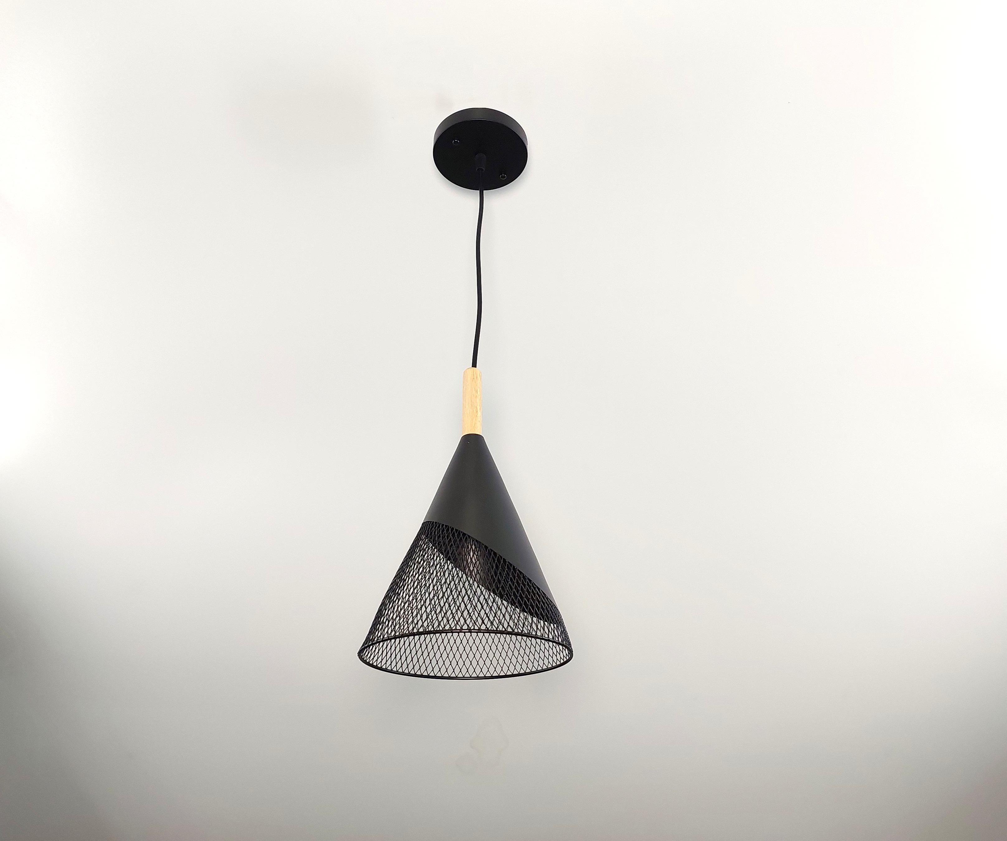 Люстра в стиле лофт на одну лампу подвесная металлическая Черный (5550-1) - фото 2 Люстра в стиле лофт на одну лампу подвесная металлическая Черный (5550-1) - фото 2