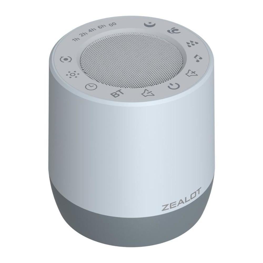 Портативная колонка Bluetooth ZEALOT Z6 с LED подсветкой Белый