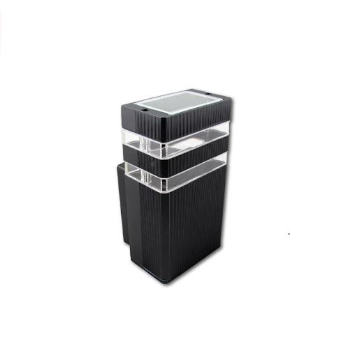 Светильник уличный настенный master LED Inez mL-0650 1хGU10 IP54 накладной алюминий закаленное стекло Черный