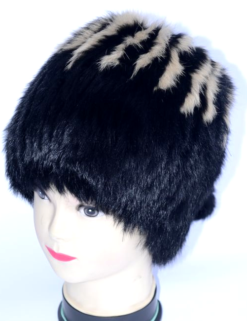 Шапка зимняя женская из натурального меха (28252)