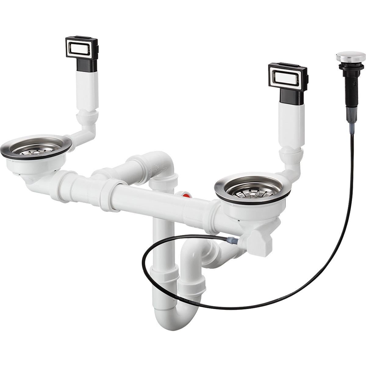 Сифон для кухонной мойки Hansgrohe D15-11 43932800 двойной 1 1/2" (229286)