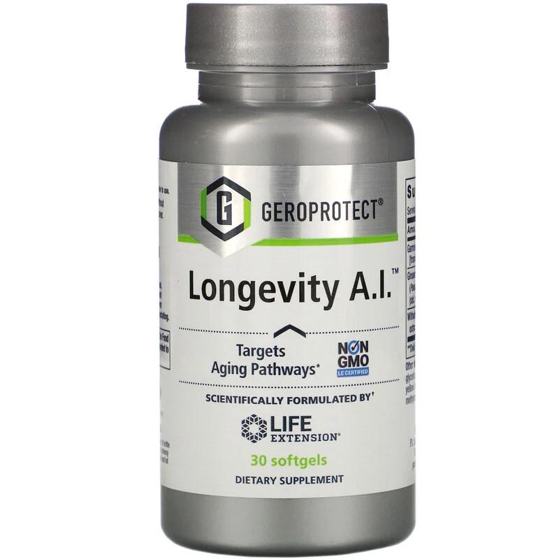 Натуральная добавка Life Extension Geroprotect Longevity A.I. 30 капс. (7962)