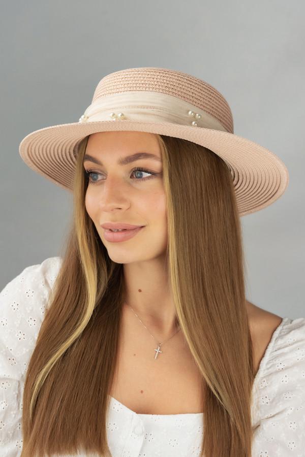 Шляпа женская Braxton канатье Арлет Пудровый (1711)