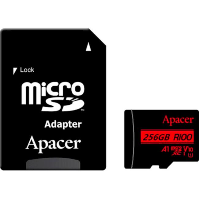 Карта памяти Apacer microSDXC 256 Гб поддержка 4K класс V30 (610969) - фото 2