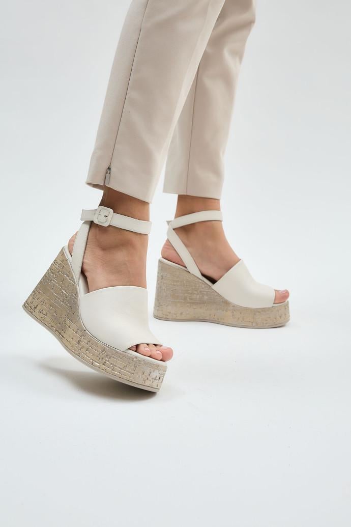 Босоножки женские LONZA кожаные р. 36 Белый (200049)