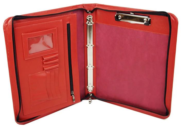 Папка кожаная для документов Portfolio (super393_Port1003 red)