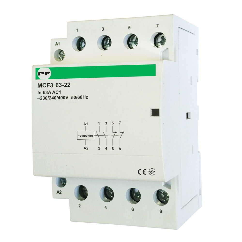 Контактор модульный PROMFACTOR MCF3 63-22 4P (MCF36322230)