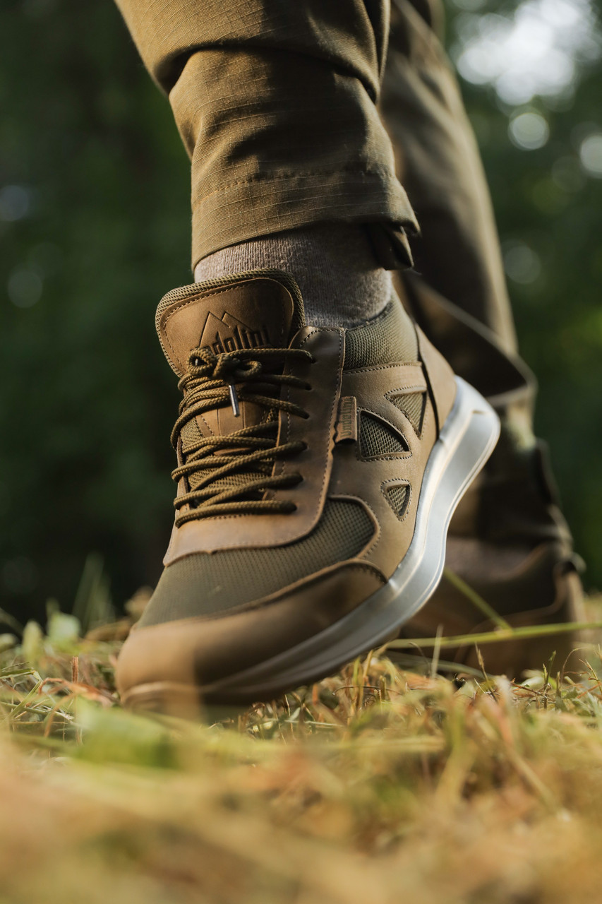 Кроссовки летние Yaguar с сеткой р. 43 Олива (25459296)