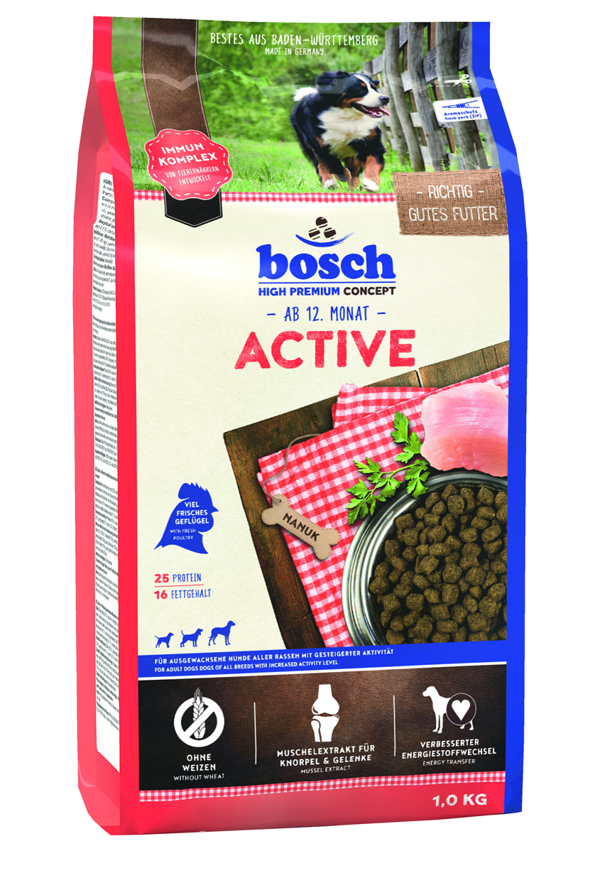 Сухой корм для собак Bosch Active 1 кг