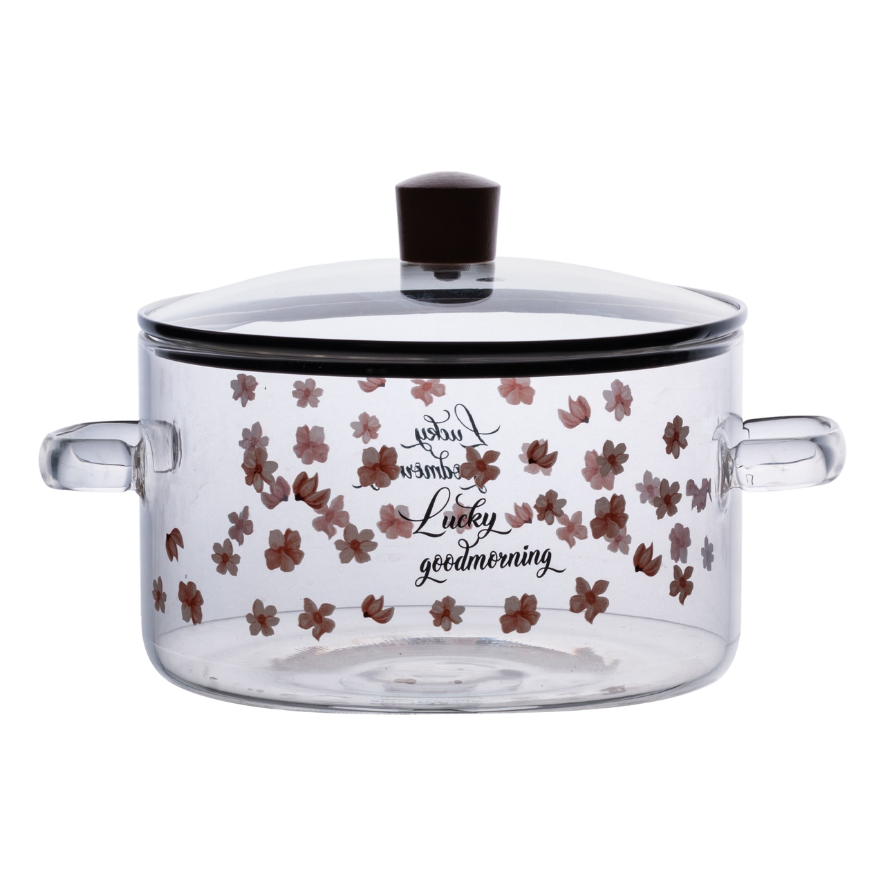 Каструля скляна з кришкою жароміцна 1,7 л Прозорий (HP-34-22) - фото 4 Каструля скляна з кришкою жароміцна 1,7 л Прозорий (HP-34-22) - фото 4