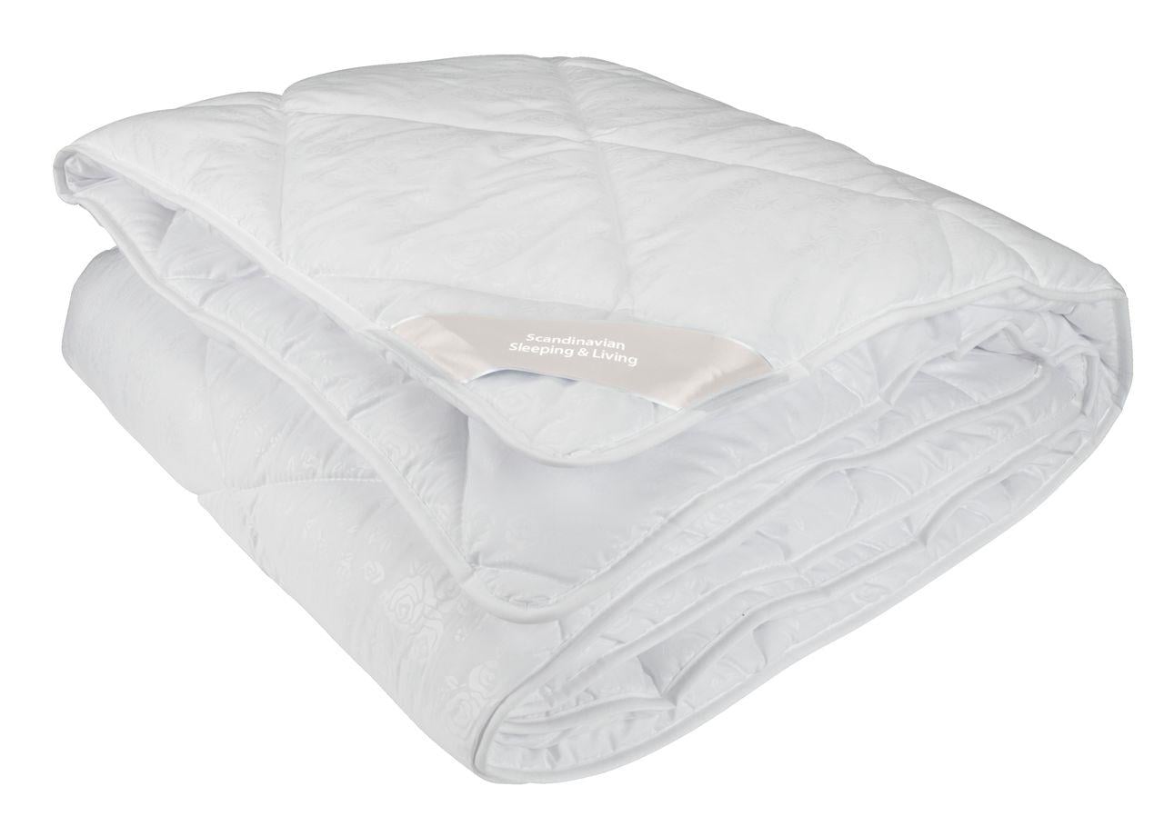 Термоодеяло односпальное теплое 135x200 см 2х550 г Белый (19aa9399)