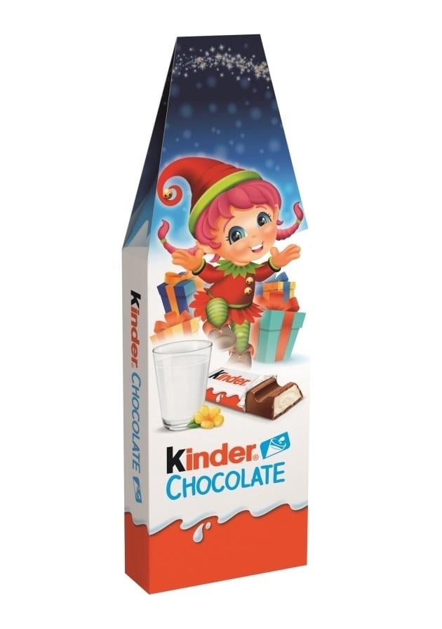 Новогодний набор Kinder Chocolate Эльфиня 16 батончиков 200 г