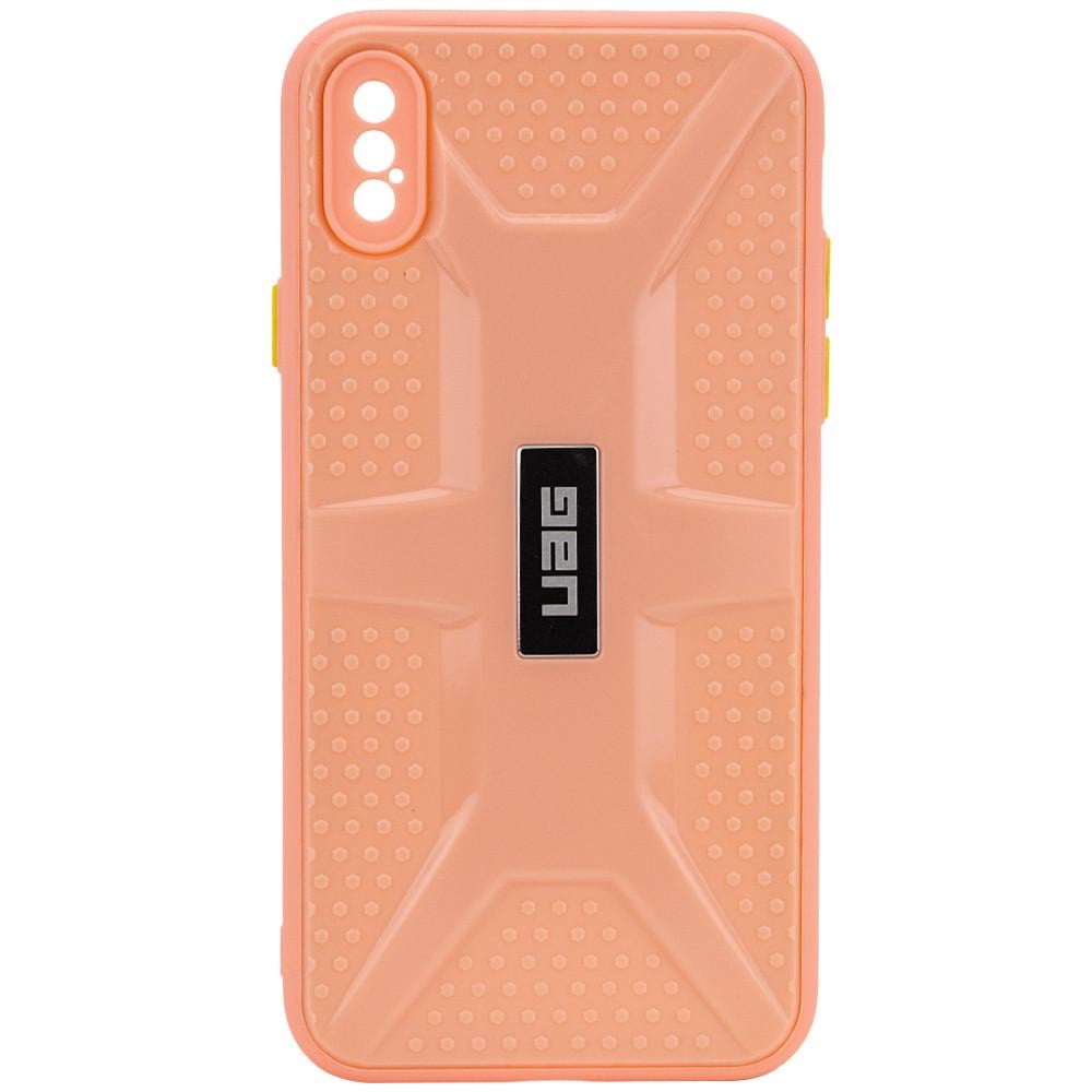 Противоударный чехол TPU+PC UAG для Apple iPhone X/XS 5.8" Розовый