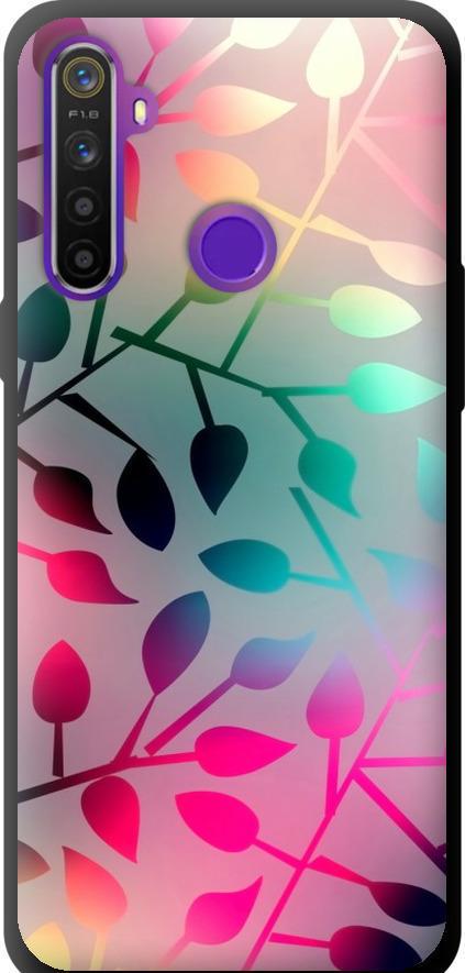 Чехол на Realme 5 Листья (2235b-1862-42517)