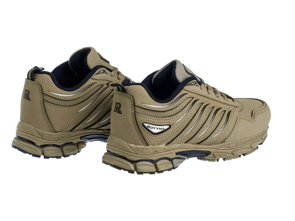 Кросівки чоловічі Royyna 7233008 з натуральної шкіри р. 36 Хакі (21936) - фото 3 Кросівки чоловічі Royyna 7233008 з натуральної шкіри р. 36 Хакі (21936) - фото 3