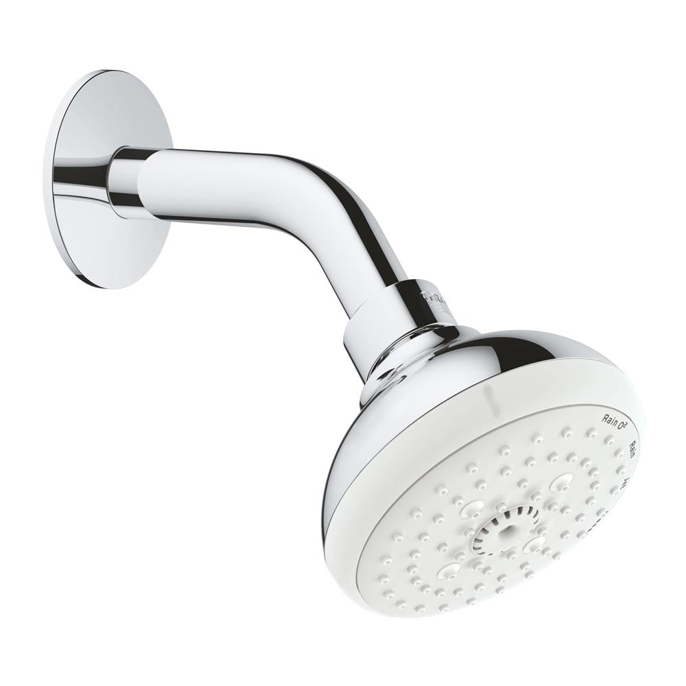 Верхний душ Grohe Tempesta 100 27870001 100 мм с кронштейном Хром (111266)