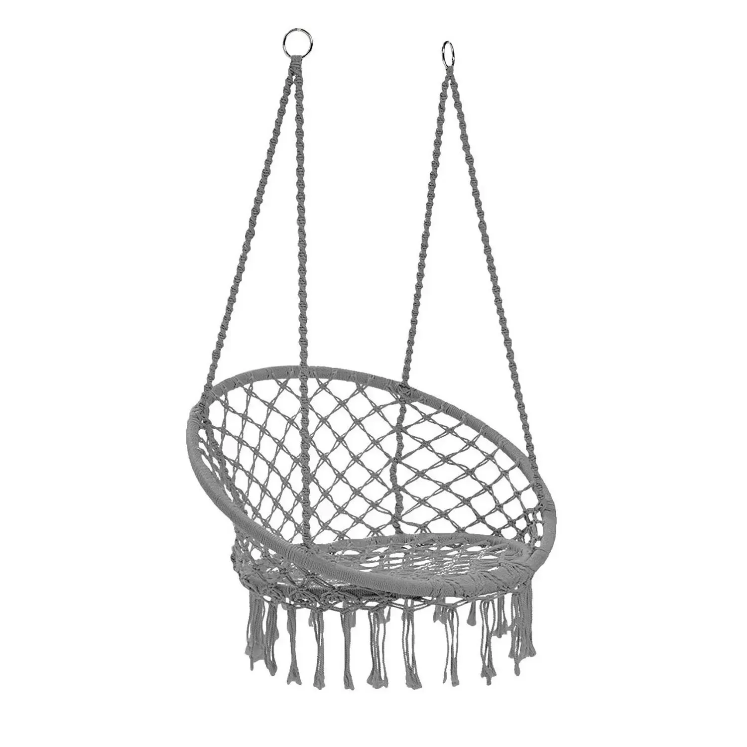 Кресло-качалка подвесное Garden Line IDAHO HAM2696 80x60x120 см Серый
