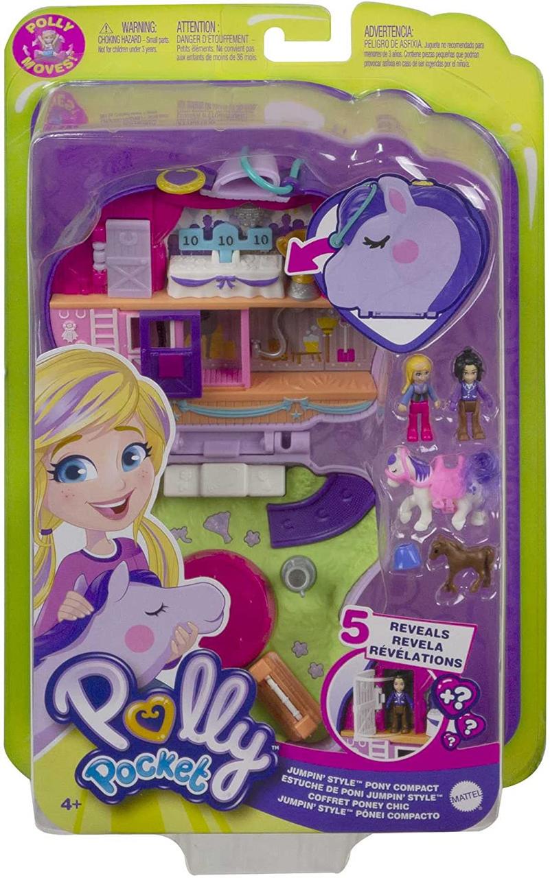 Ігровий набір Polly Pocket Дивовижний мінісвіт Будиночок поні (GTN14) - фото 6 Ігровий набір Polly Pocket Дивовижний мінісвіт Будиночок поні (GTN14) - фото 6