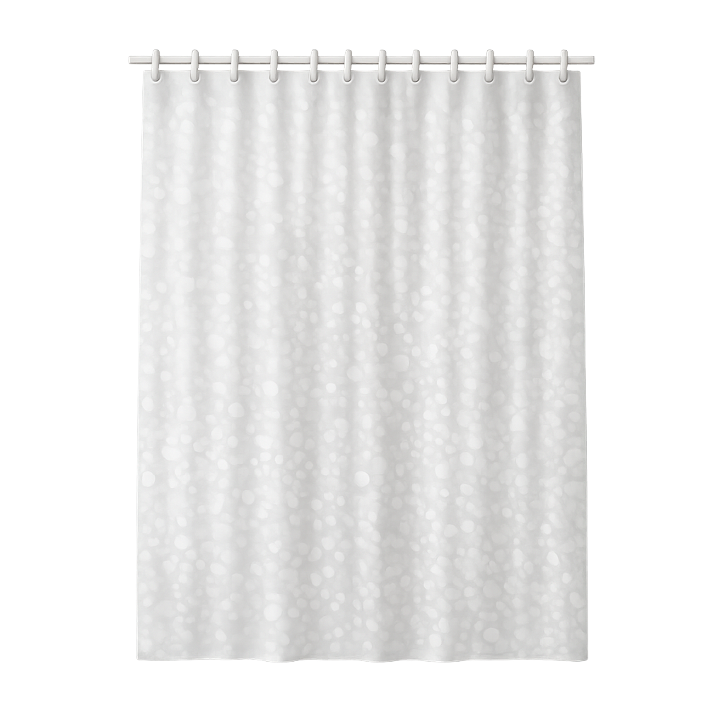 Шторка для душа 180х180 см Полупрозрачный с блестками (14617260)