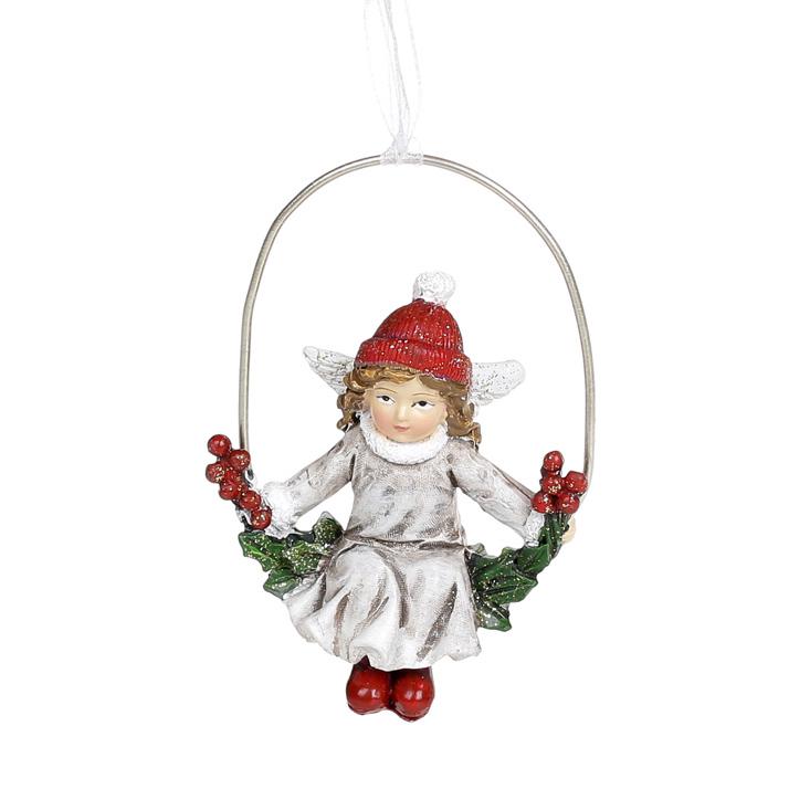 Фигурка-подвеска BonaDi Ангел с ягодами (707-725)