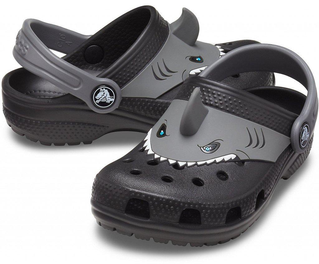 Сабо Crocs Kids Fun Lab Classic I AM Shark C12 р. 29 18,5 см Black (207073) - фото 3