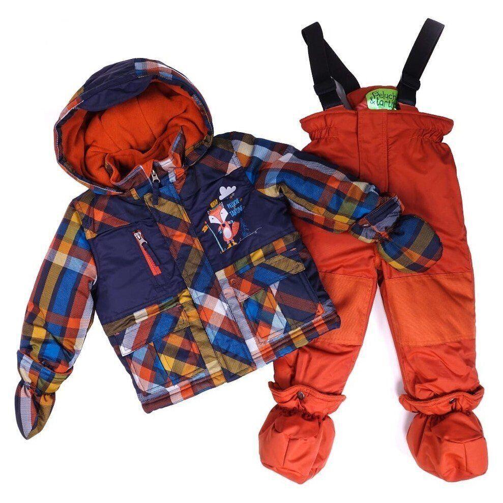 Детский зимний комплект для мальчика Peluche&Tartine F16M03BG 88-94 см Темно-синий/красный (F16M03BG-Burnorange-24m) Детский зимний комплект для мальчика Peluche&Tartine F16M03BG 88-94 см Темно-синий/красный (F16M03BG-Burnorange-24m)