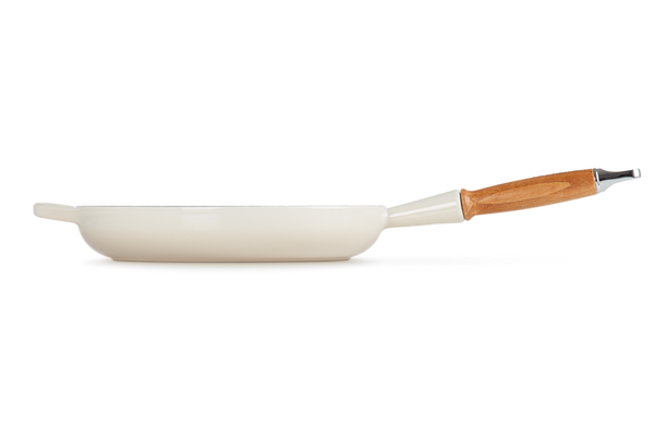 Сковорода Le Creuset Signature с деревянной ручкой 28 см Beige (20258287160422) - фото 5