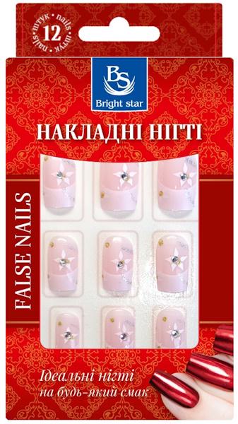 Накладные ногти Bright Star с рисунком 12 шт. (LRN-756-31)