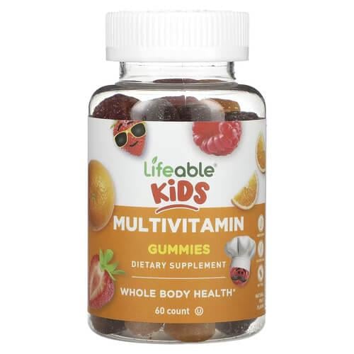 Мультивитамины для детей Lifeable Kids Multivitamin 60 Gummies (LFB-73110) Мультивитамины для детей Lifeable Kids Multivitamin 60 Gummies (LFB-73110)