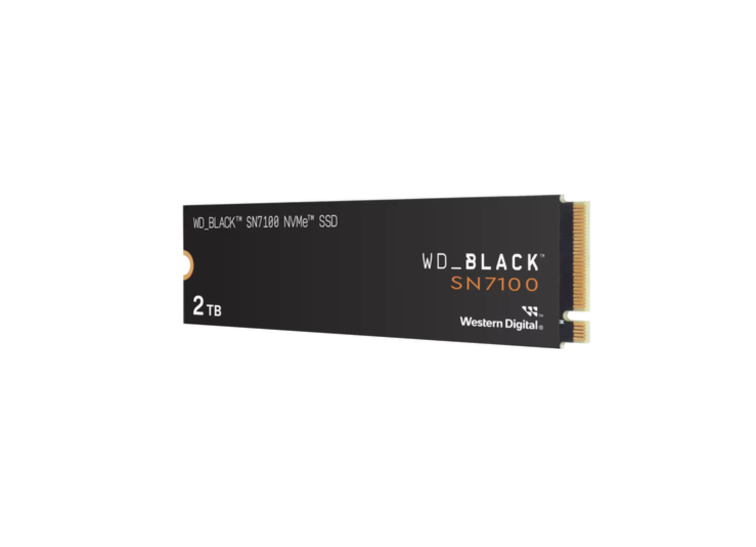SSD-накопичувач Western Digital SN7100 2Tb PCI-E 4.0 x4 M.2 2280 3D TLC Black (WDS200T4X0E)