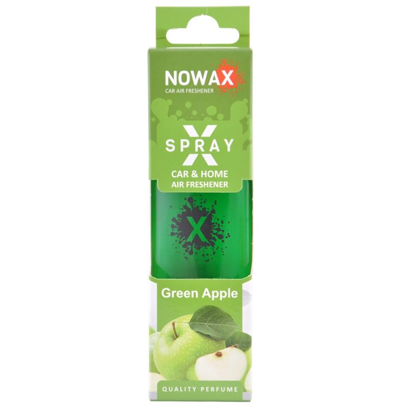 Ароматизатор Nowax X Spray Green apple в коробке