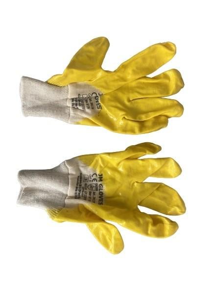 Рукавички SP-0110 залиті латексом Жовтий