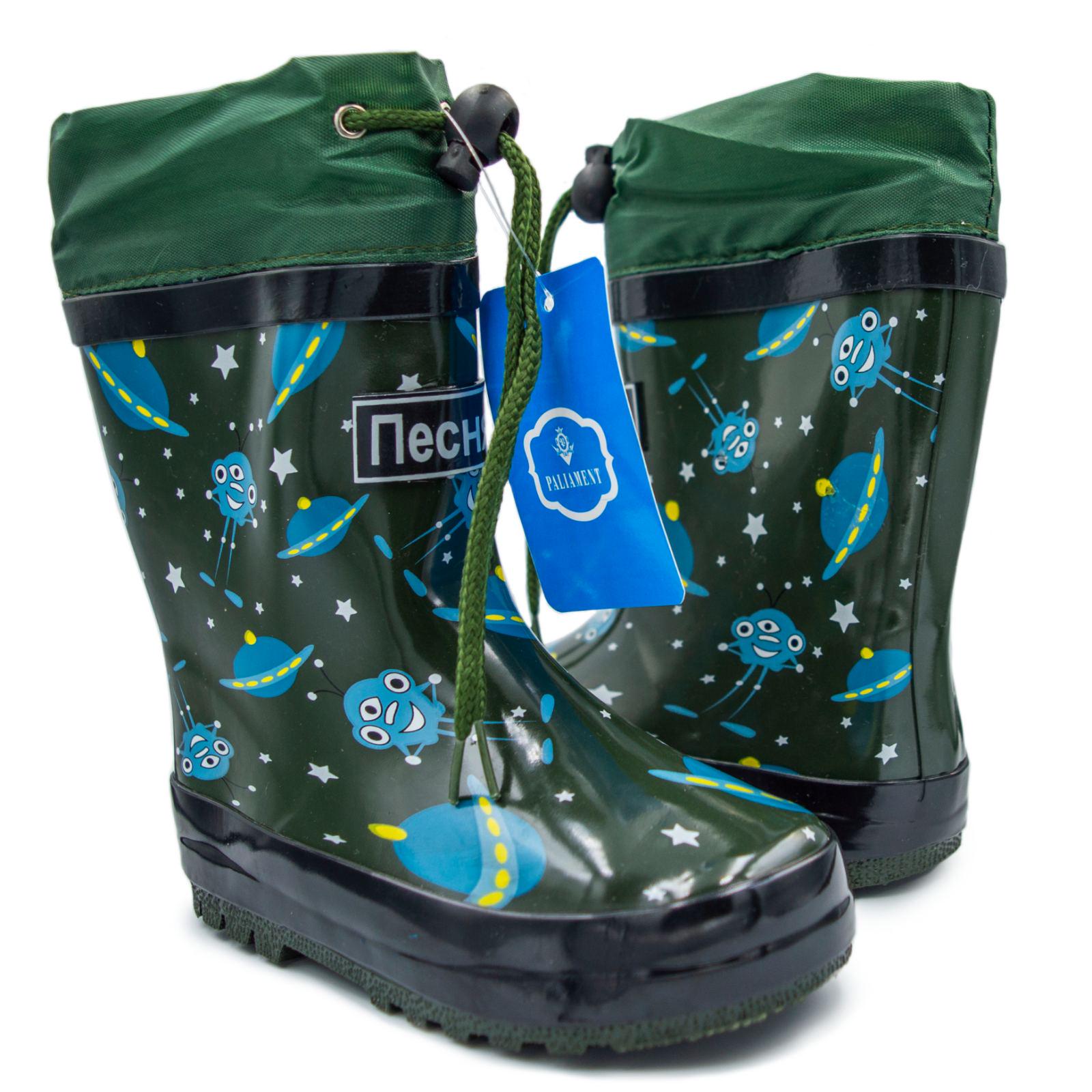 Резиновые сапоги для мальчика Paliament MV-1331 р. 21 Зеленый - фото 4 Резиновые сапоги для мальчика Paliament MV-1331 р. 21 Зеленый - фото 4