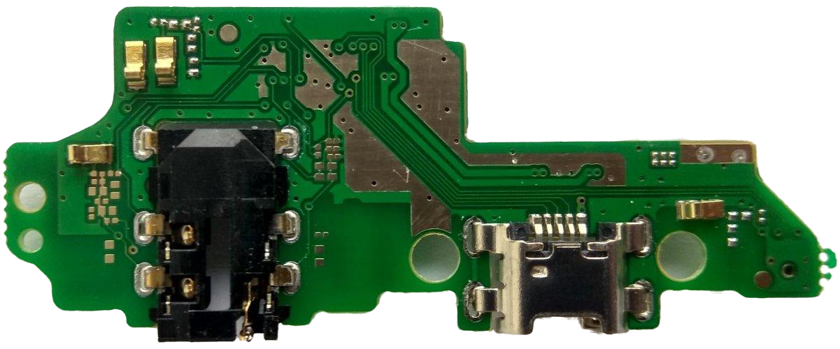 Нижняя плата Huawei Honor 7X с коннектором зарядки (000046236)