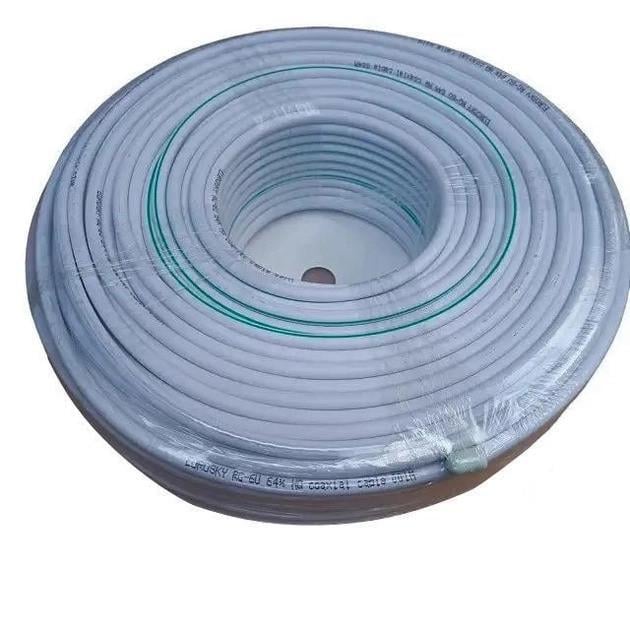 Кабель телевізійний коксіальний Eurosky RG-6U 75 ohm
